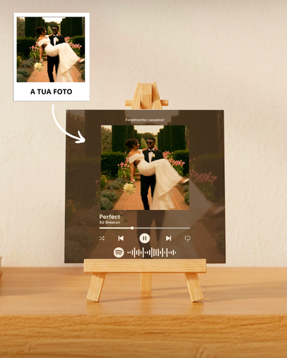 Azulejo Personalizado Spotify - Foto Completa