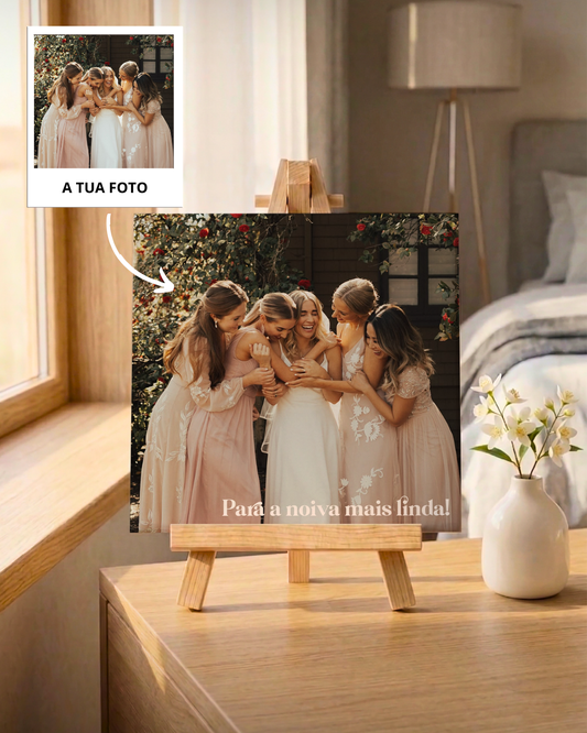 Azulejo c/ Foto & Texto Personalizado