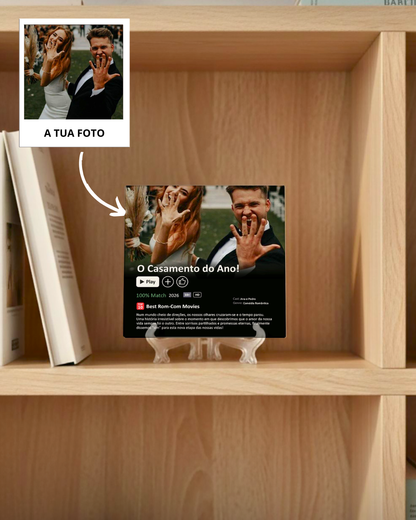 Azulejo Netflix c/ 1 Foto Personalizada