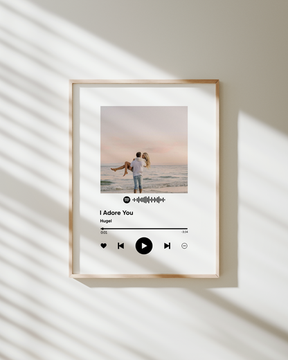 Quadro Spotify Player Personalizável