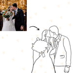 Retrato Arte Lineal Digital