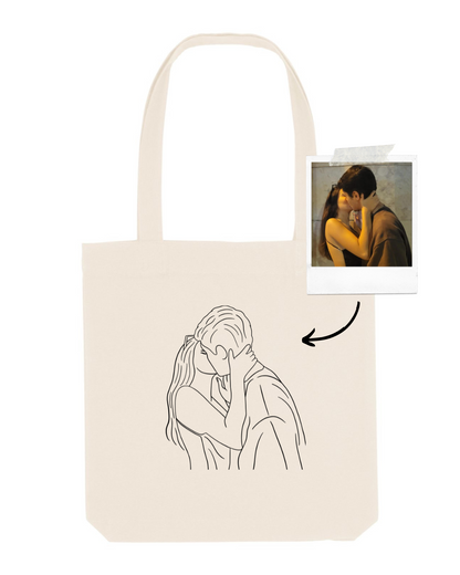 Love Bag Line Art Personalizável