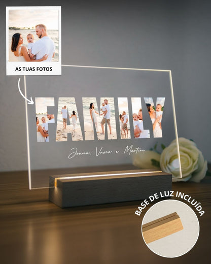 Lámpara "Family" c/ 6 Fotografías