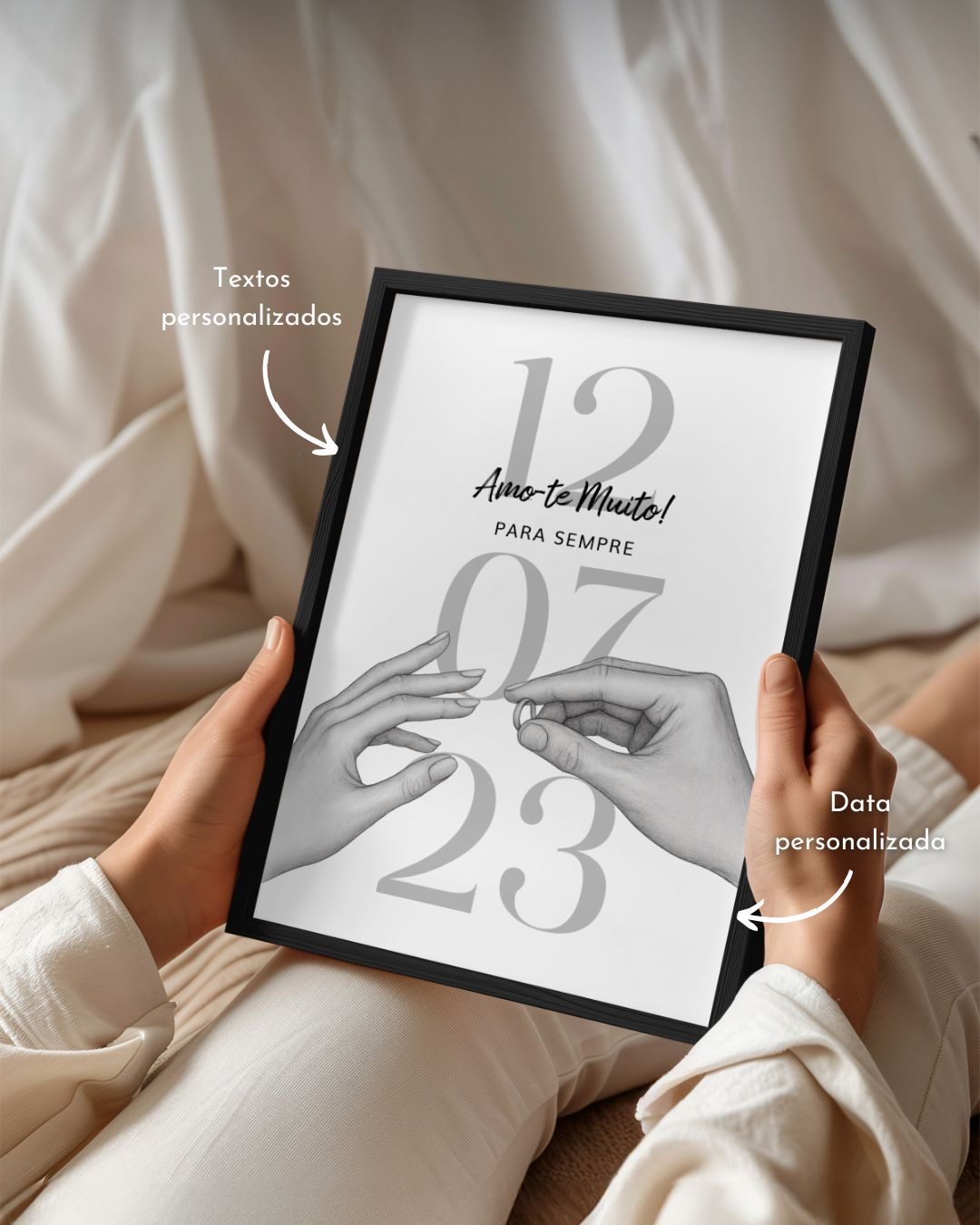 Quadro Data & Pedido Personalizado