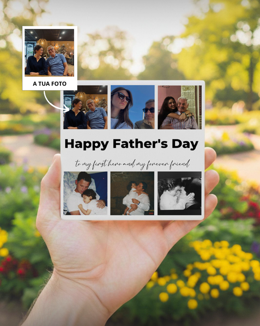 Azulejo c/ 6 Fotografias & Dedicatórias Personalizado