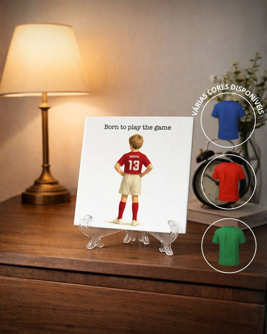 Azulejo Jogador de Futebol Personalizável
