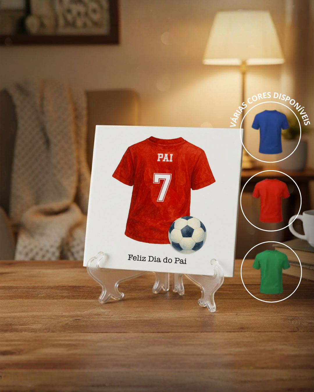 Azulejo Camisola de Futebol c/ Nome Personalizado