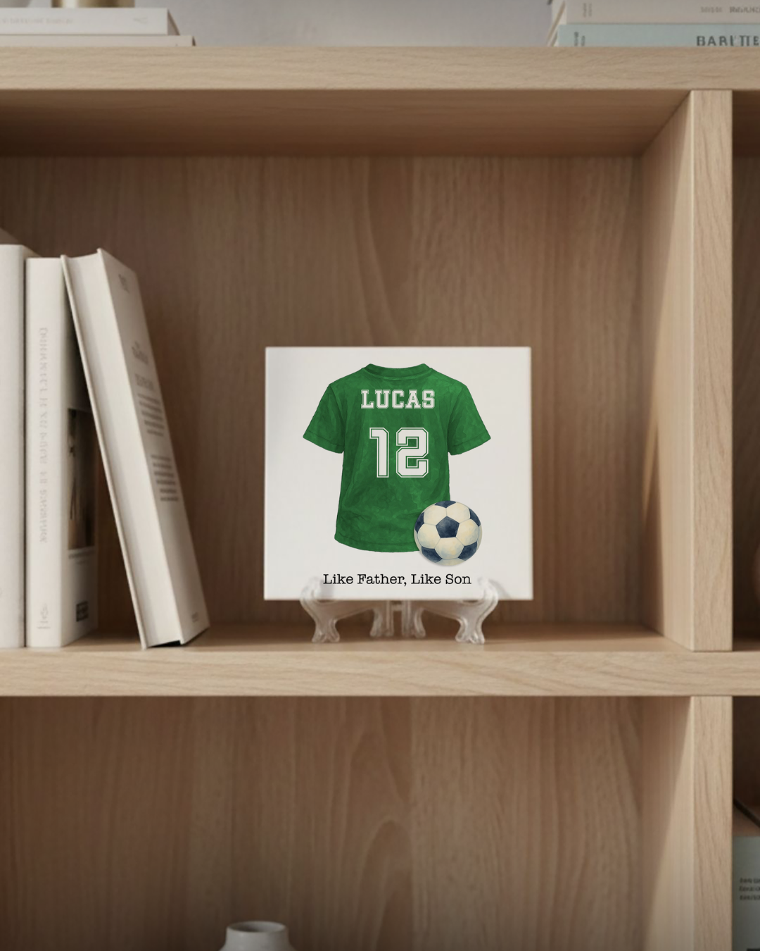 Azulejo Camisola de Futebol c/ Nome Personalizado