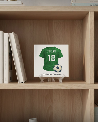 Azulejo Camisola de Futebol c/ Nome Personalizado
