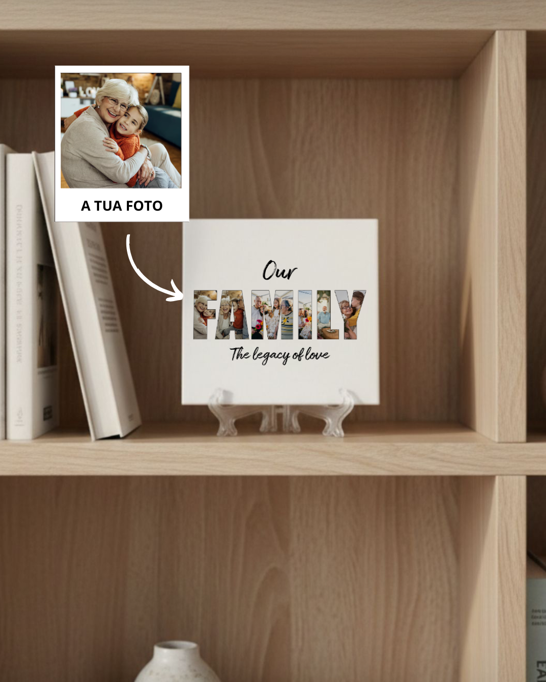 Azulejo "Family" c/ 6 Fotografias Personalizado
