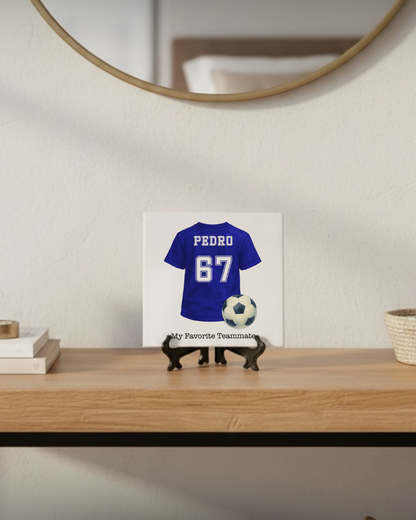 Azulejo Camisola de Futebol c/ Nome Personalizado