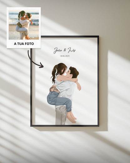 Cuadro Retrato Colorido