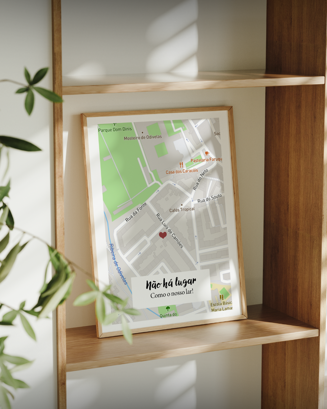 Quadro Mapa Completo Personalizado