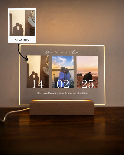 Lámpara Home con Mapa Personalizable