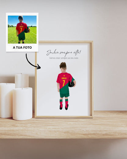 Cuadro Retrato Colorido