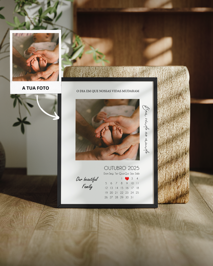 capa:bebes | Quadro Fotografia & Calendário Personalizado — presente de Nascimento/Bebé