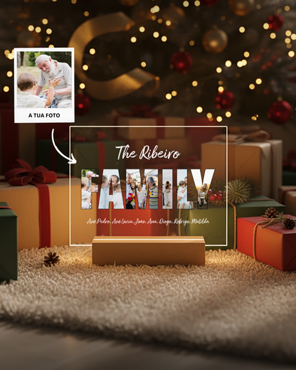 Lámpara "Family" c/ 6 Fotografías