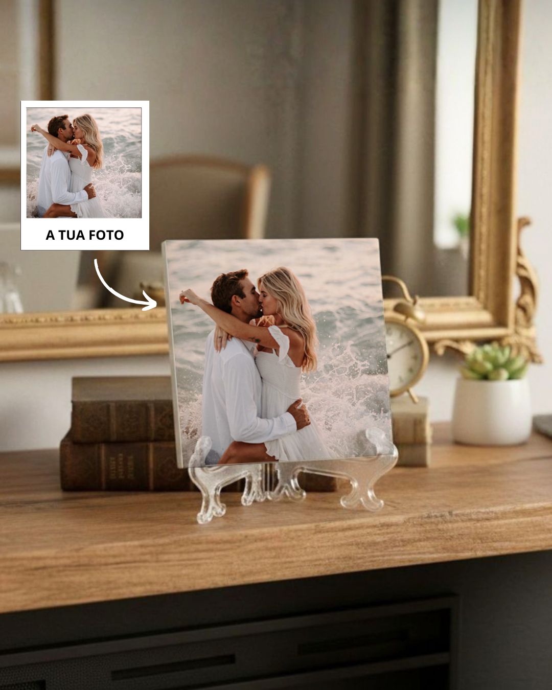 Azulejo c/ Fotografia Completa Personalizado