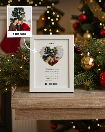 Cuadro Fotografía c/ Calendario Personalizado