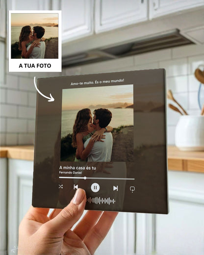 Custom Spotify Player Tile - Full Frame