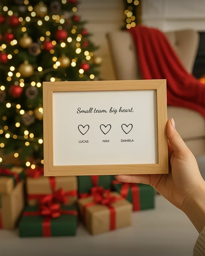 Quadro Elementos da Familia Personalizado