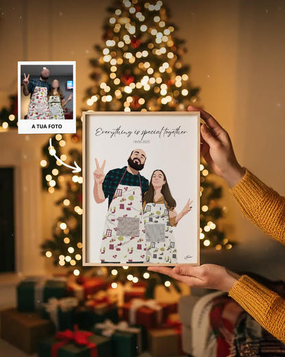 Cuadro Retrato Colorido