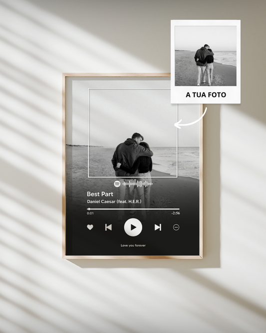 Cuadro Spotify Player con Fotografía Completa