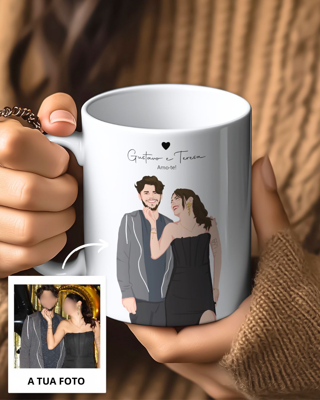 Taza Retrato Colorido