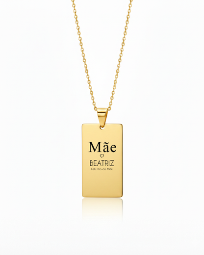 Colar Nascimento Personalizado para Pai/Mãe