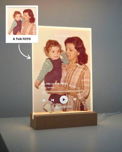 Custom Spotify Player Lamp (Full Photo)