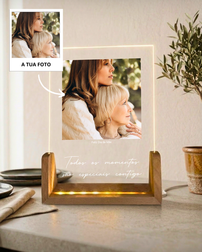 Custom Lamp w/ Text & Photo