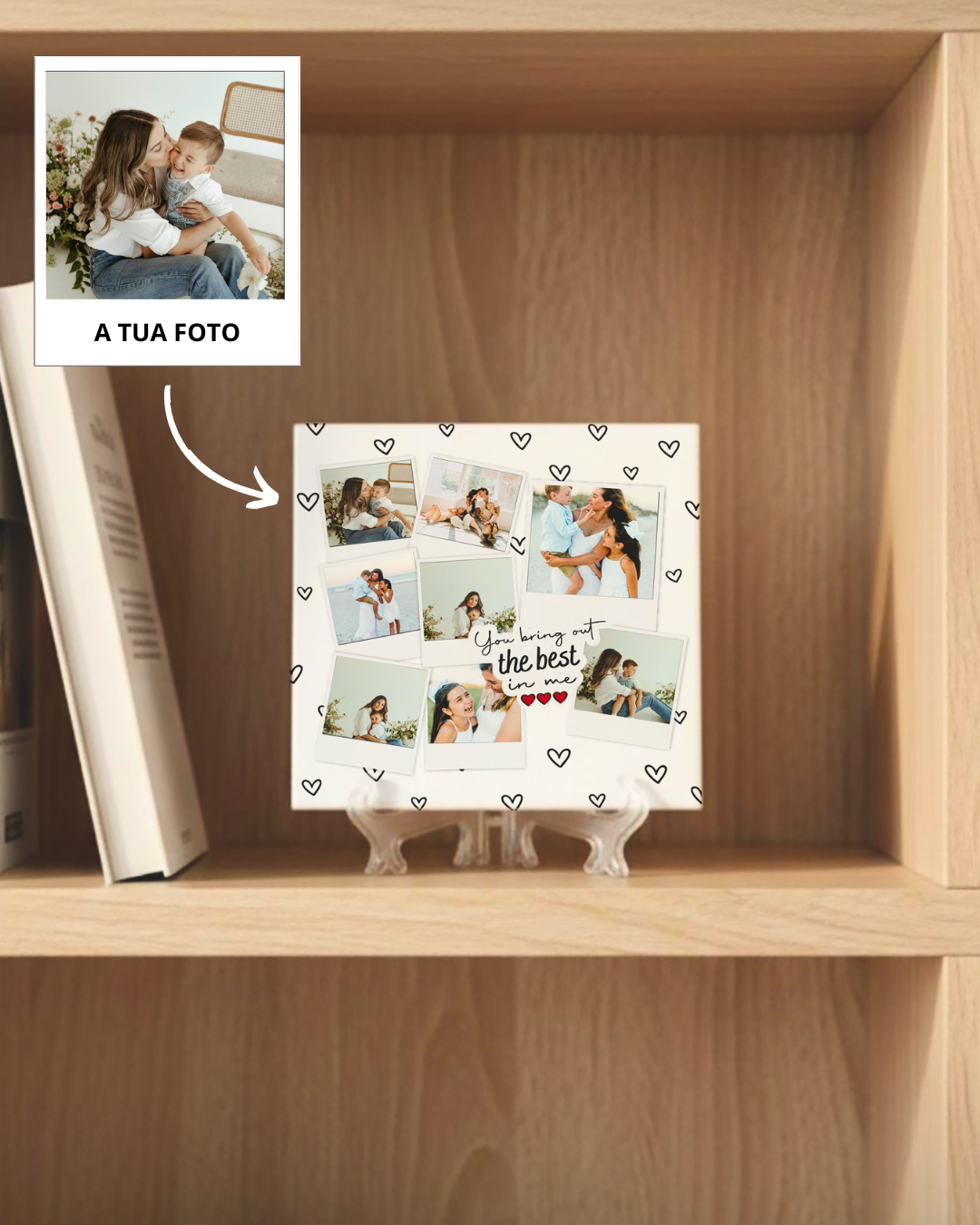 Azulejo c/ 8 Fotos Personalizado