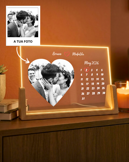 Placa Dia Especial no Calendário - Personalizado