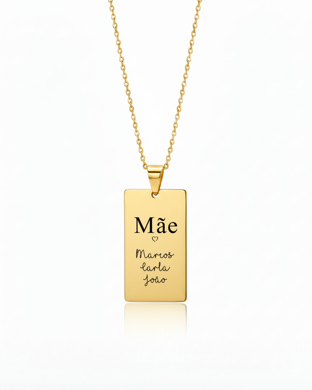 Collar Papá y Mamá c/ Nombres Personalizado