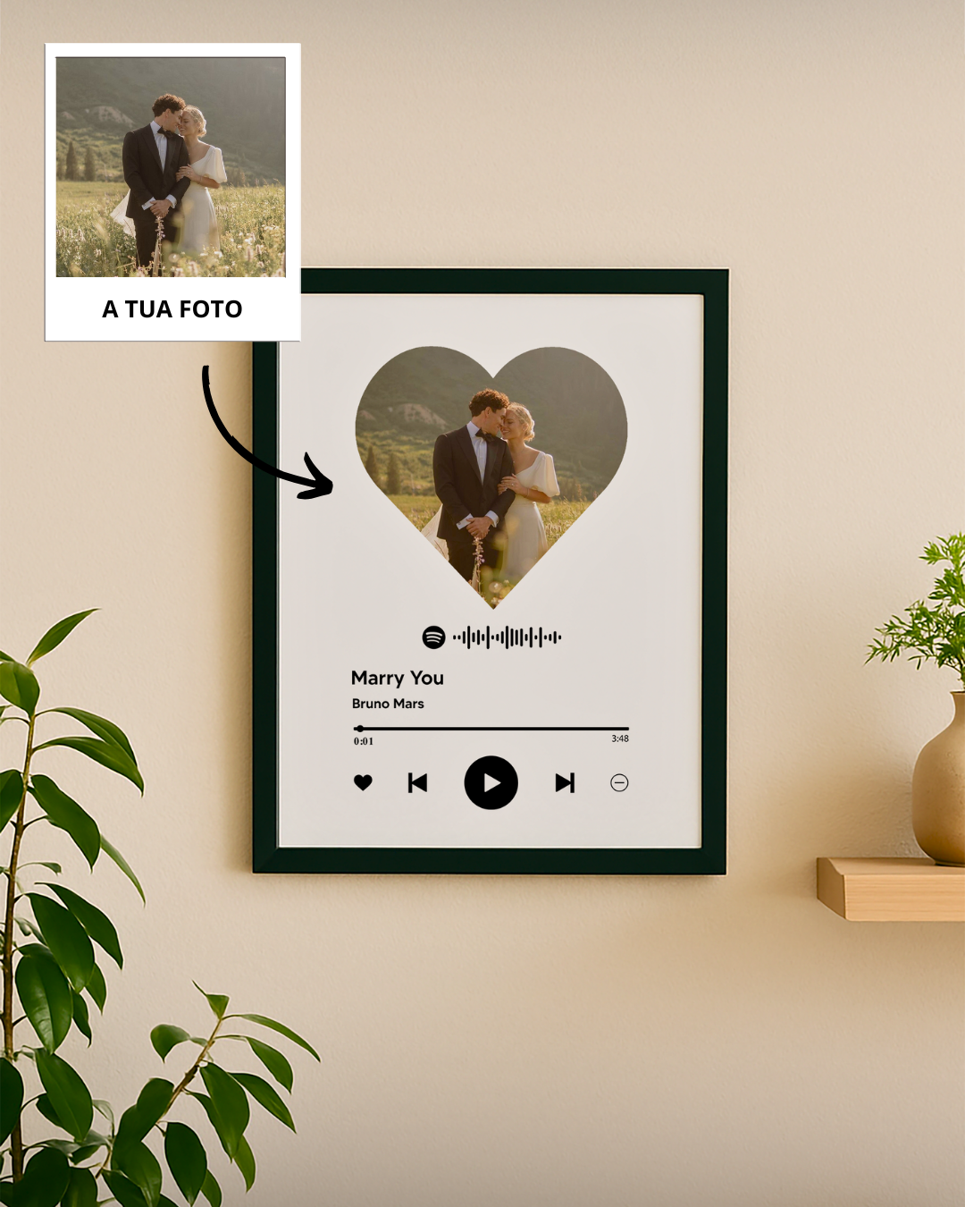 Custom Frame Spotify Player
