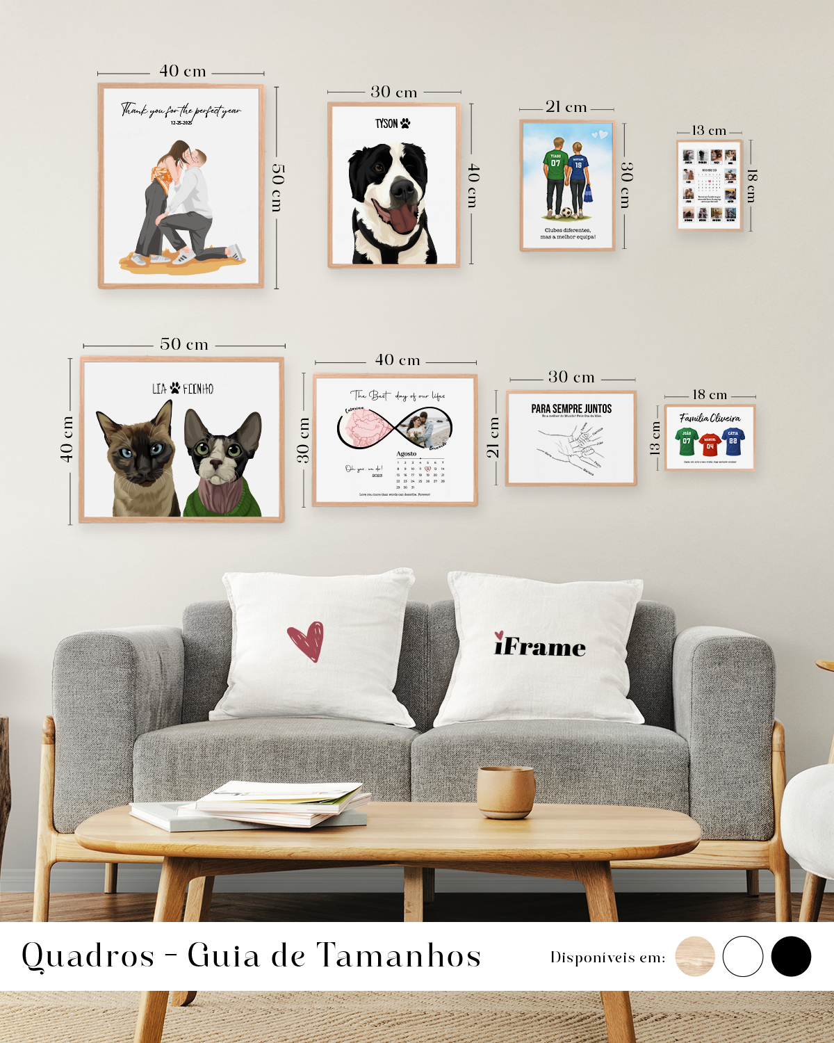 Quadro "Home" c/ Mapa Personalizável