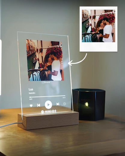 Lámpara Spotify Personalizable (Foto y Música)