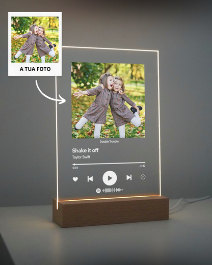 Lámpara Spotify Personalizable (Foto y Música)