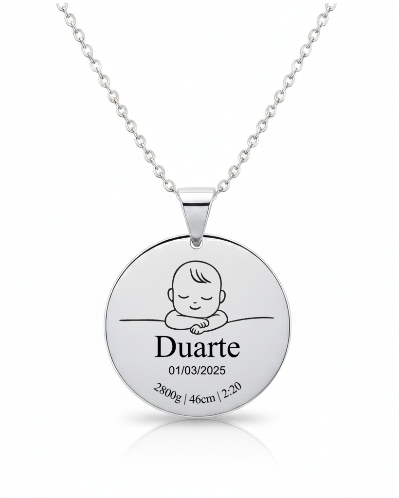 Colar Memória de Nascimento Personalizado