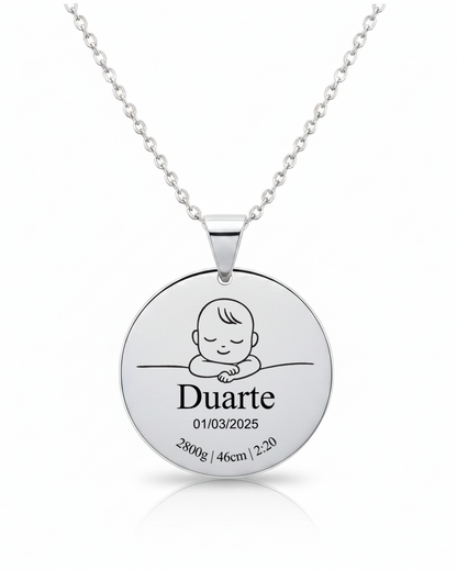 Colar Memória de Nascimento Personalizado