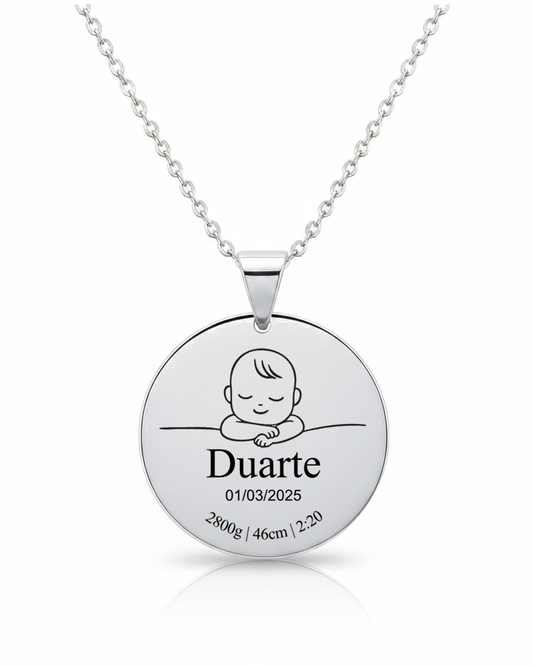 Colar Memória de Nascimento Personalizado