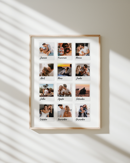 2.102. Cuadro 12 Meses c/ 12 Fotografías