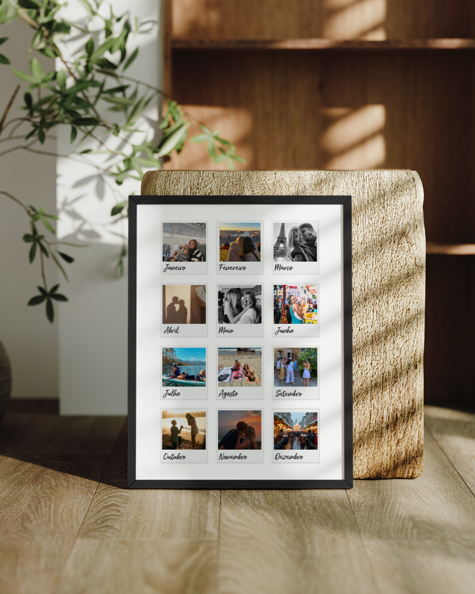 2.102. Cuadro 12 Meses c/ 12 Fotografías