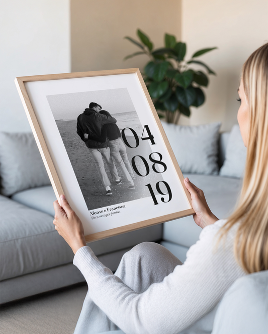 capa:namorados | Quadro Fotografia & Data Especial