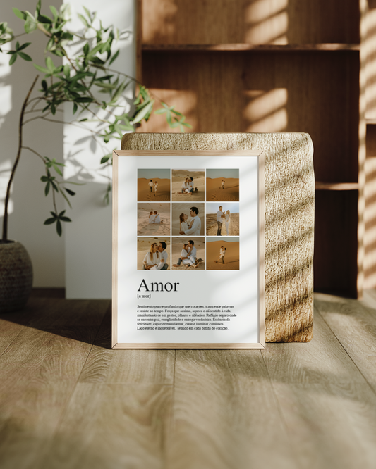 capa:namorados | Quadro 9 Fotografias & O Significado — presente para Namorados