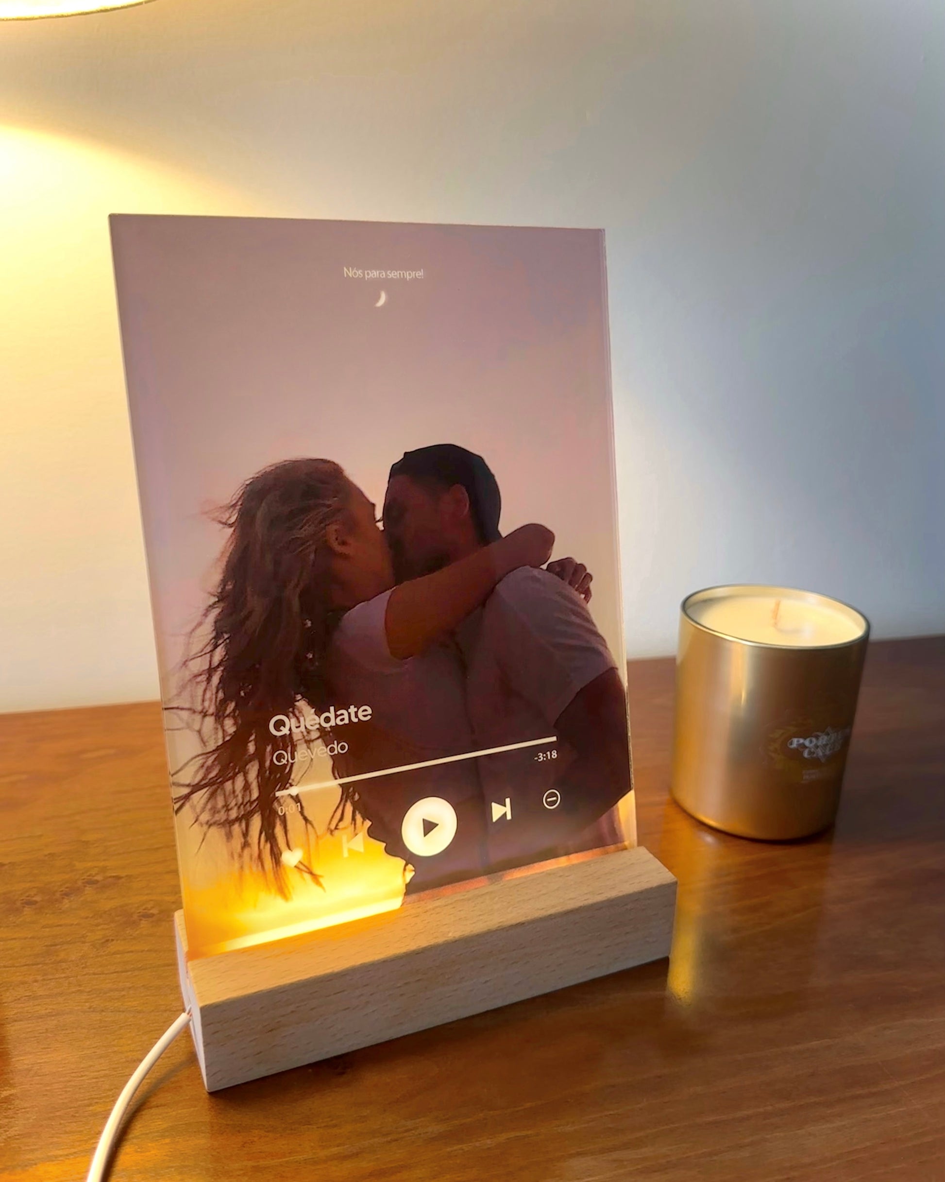 Placa Spotify Personalizable - Frame Completo